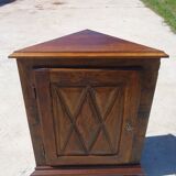 Louis XIII style corner cupboard