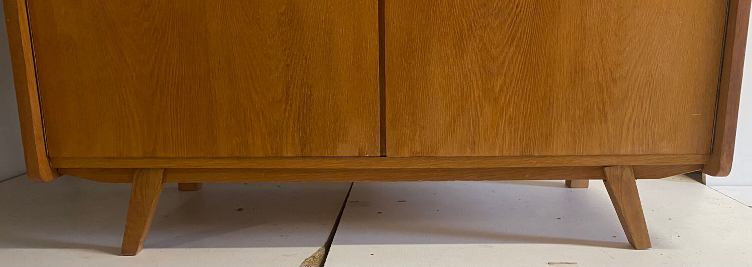 Vintage wardrobe with compass feet