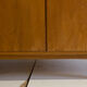 Vintage wardrobe with compass feet