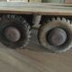 Antique oak transport truck