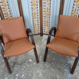 Pair of bow wood Steiner chairs