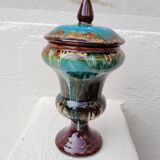 Vallauris vase in glazed ceramic