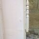Set of large double old molded cupboard doors