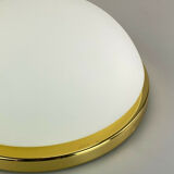 Limburg Glashütte ceiling light 70s