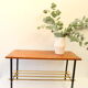 Table basse en bois et métal