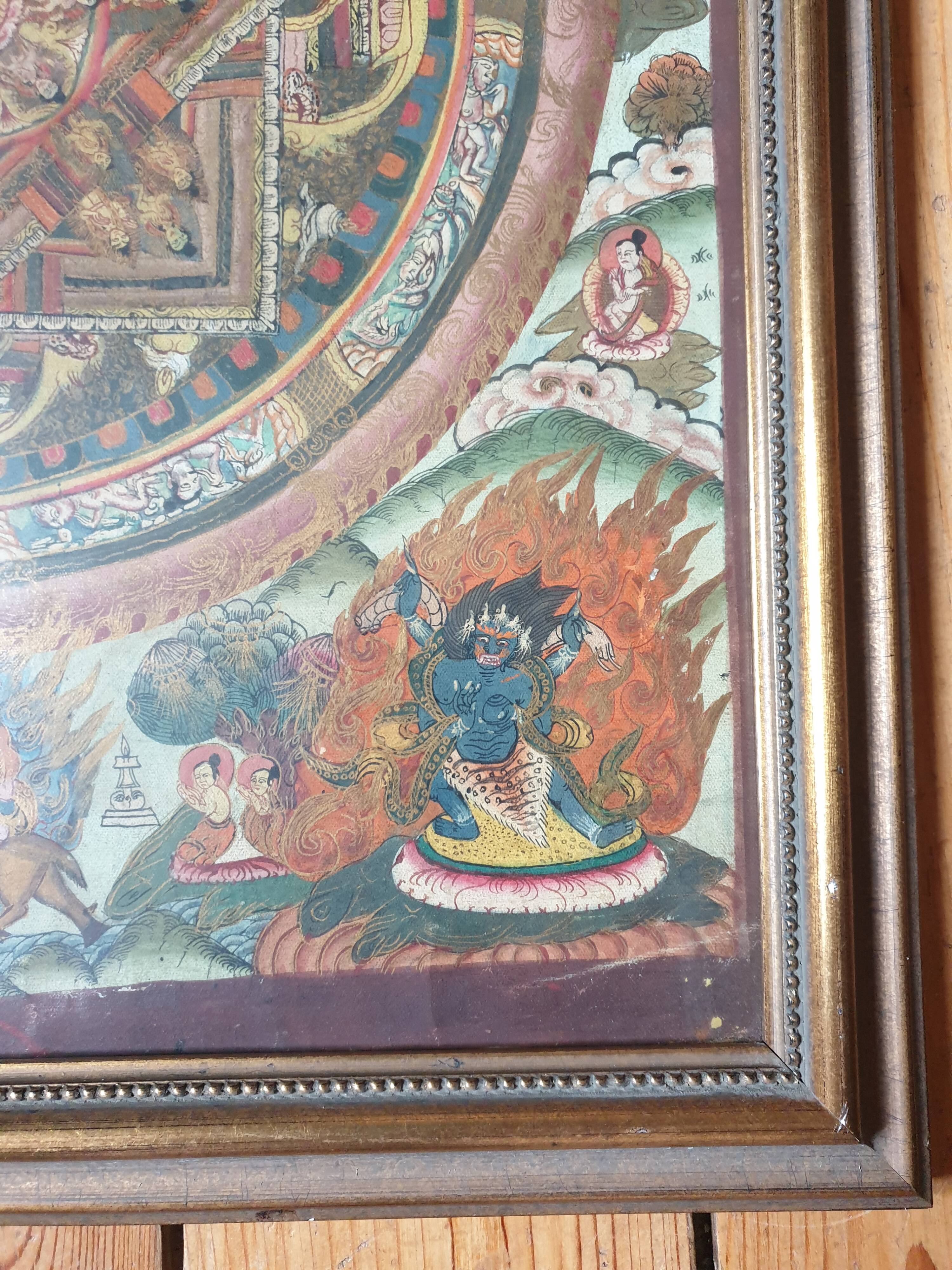 Thangka from Tibet mid-20th century