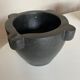 Marble mortar and 19th boxwood pestle