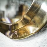 Brass mirror 43x29cm