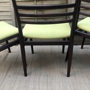 Chaises palissandre Erling Torvits par Søro Stolefabrik scandinave