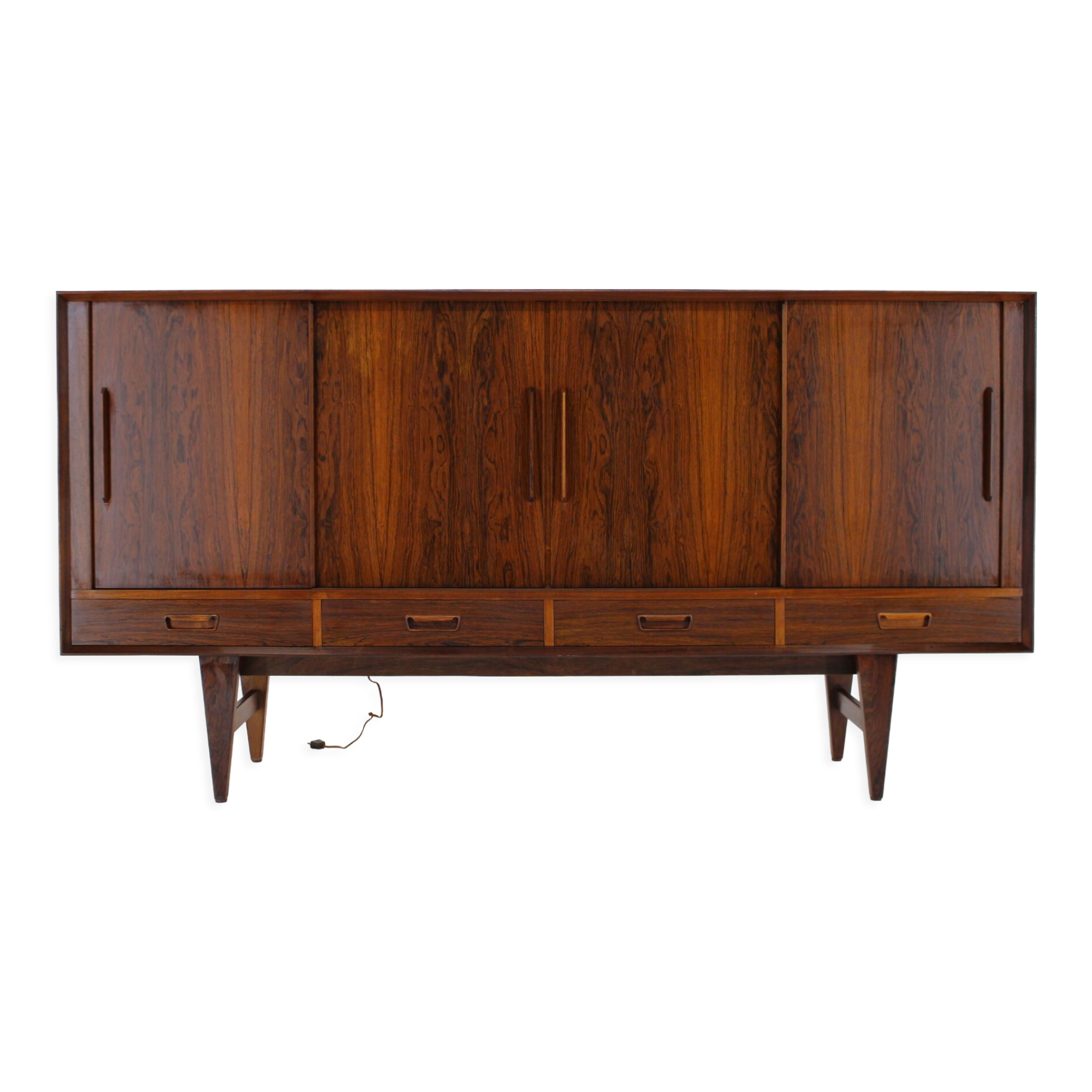 1960s palisander highboard, denmark