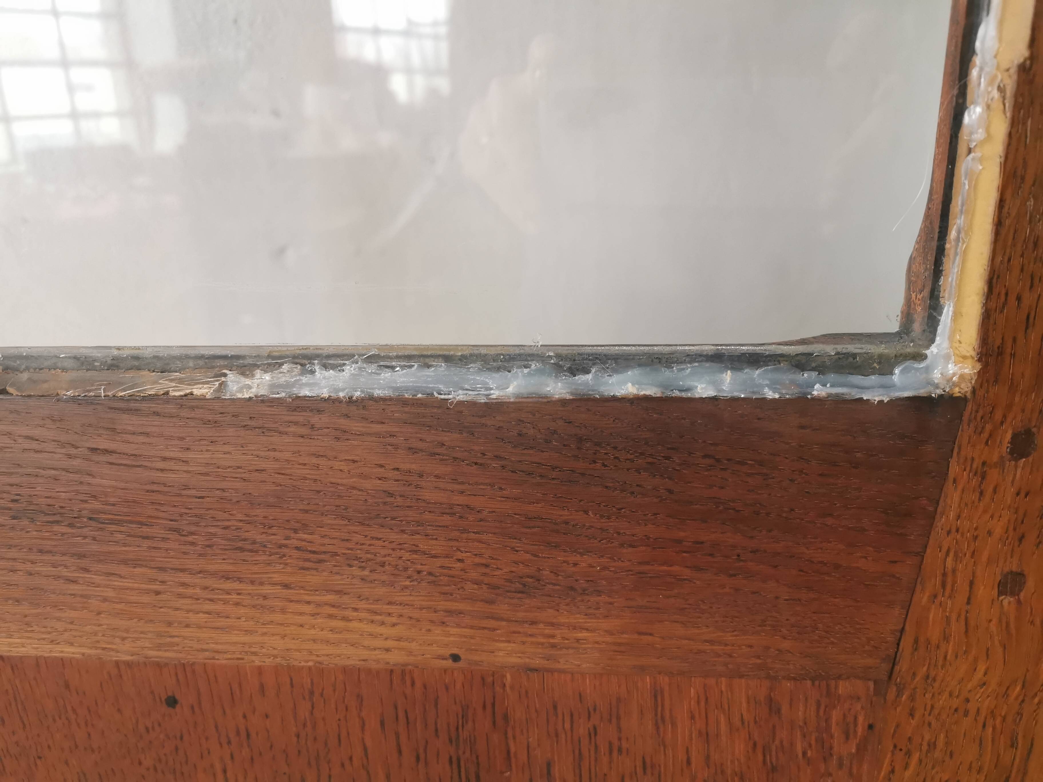 Display cabinet, oak bookcase from the 20s