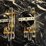 Paire d'appliques Venini en verre talie 1970