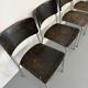 Set of 6 stackable chairs designed by Gustav Hassenpflug, Bauhaus, 1940s.