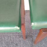 2X Scandinavian Teak Chairs (Set)