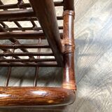 Bamboo and rattan magazine holder