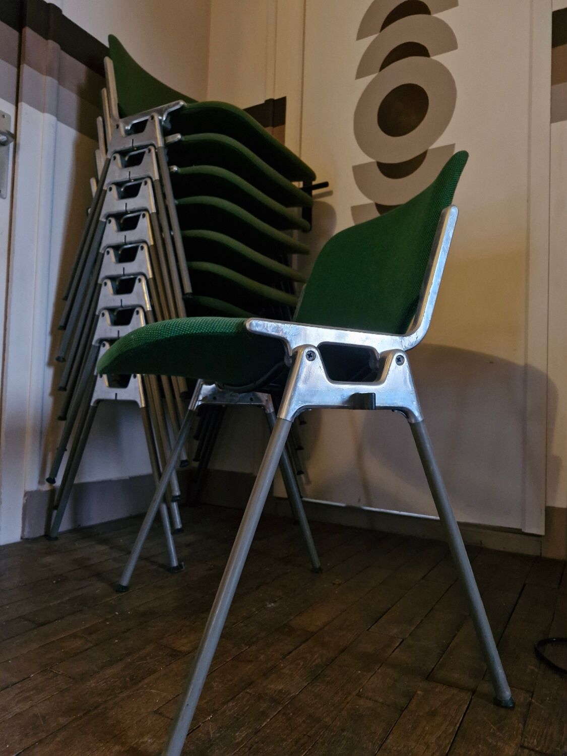 Set de 3 Chaises DSC 106 Giancarlo Piretti / Anonima Castelli, 1965,70