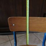 Desk desk desk table child school metal wood and vintage chair