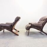 Armchairs by Odvin Rykken for Rebo 1970