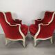 4 Louis XV Bergère armchairs