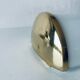 Brass and glass wall light