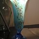 Art glass vase signed Marc Blot, 1990, hand-blown - 28 cm - new