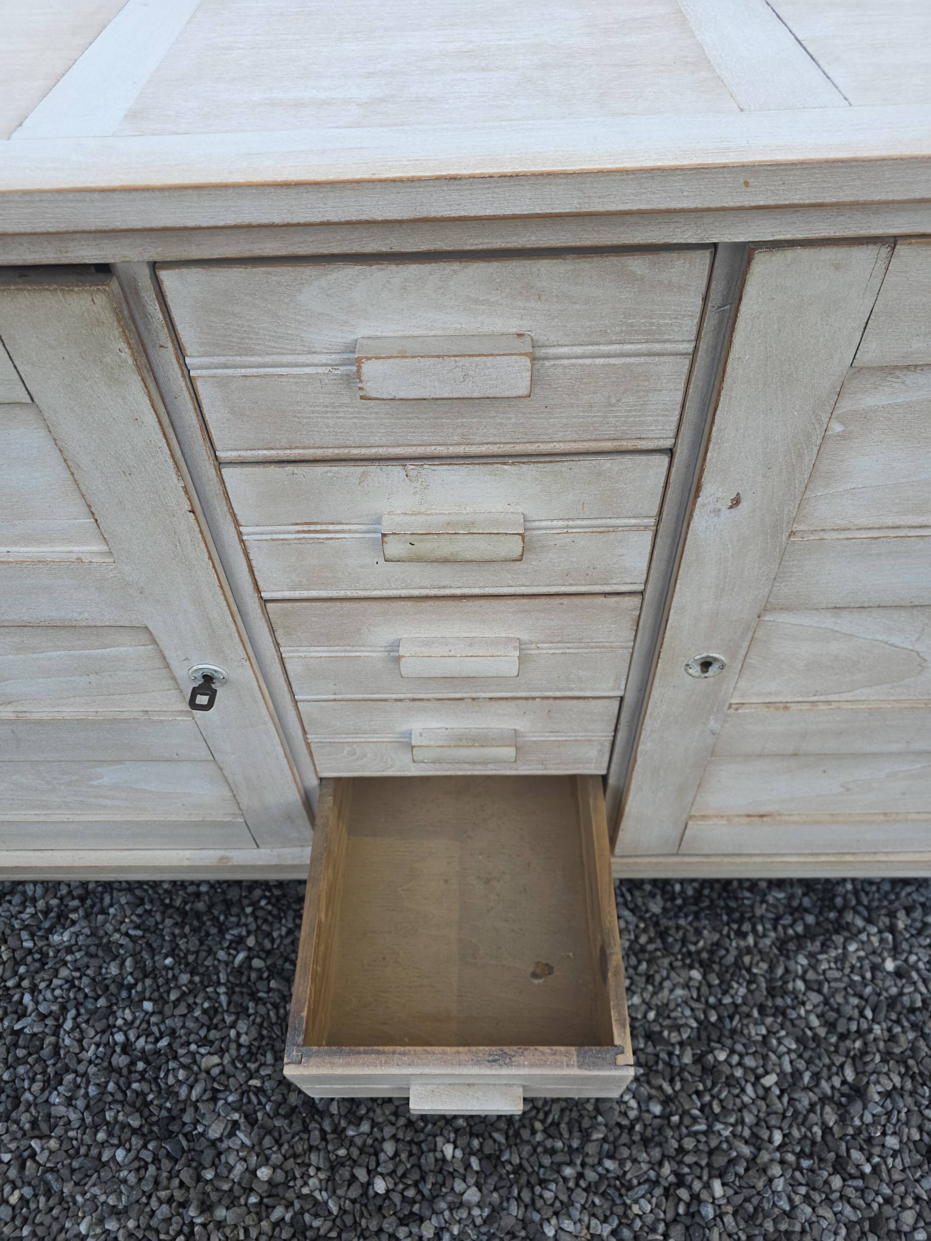 Enfilade René Gabriel en chêne des années 50