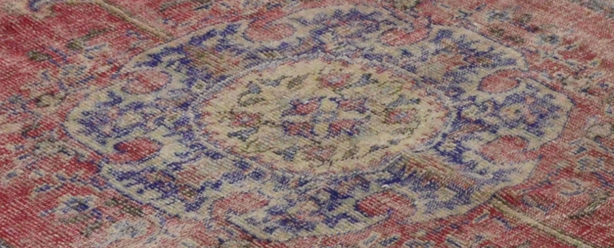 Anatolian handmade vintage rug 273 cm x 212 cm