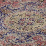 Anatolian handmade vintage rug 273 cm x 212 cm
