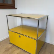 USM Haller commode in Gold Yellow