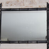 Former mirror wooden way bamboo 86 x 66 cm