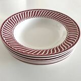 Assiettes Digoin Sarreguemines