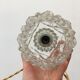Vintage molded glass pendant lamp