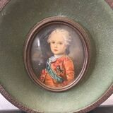 Miniature portrait of Louis dauphin on ivory