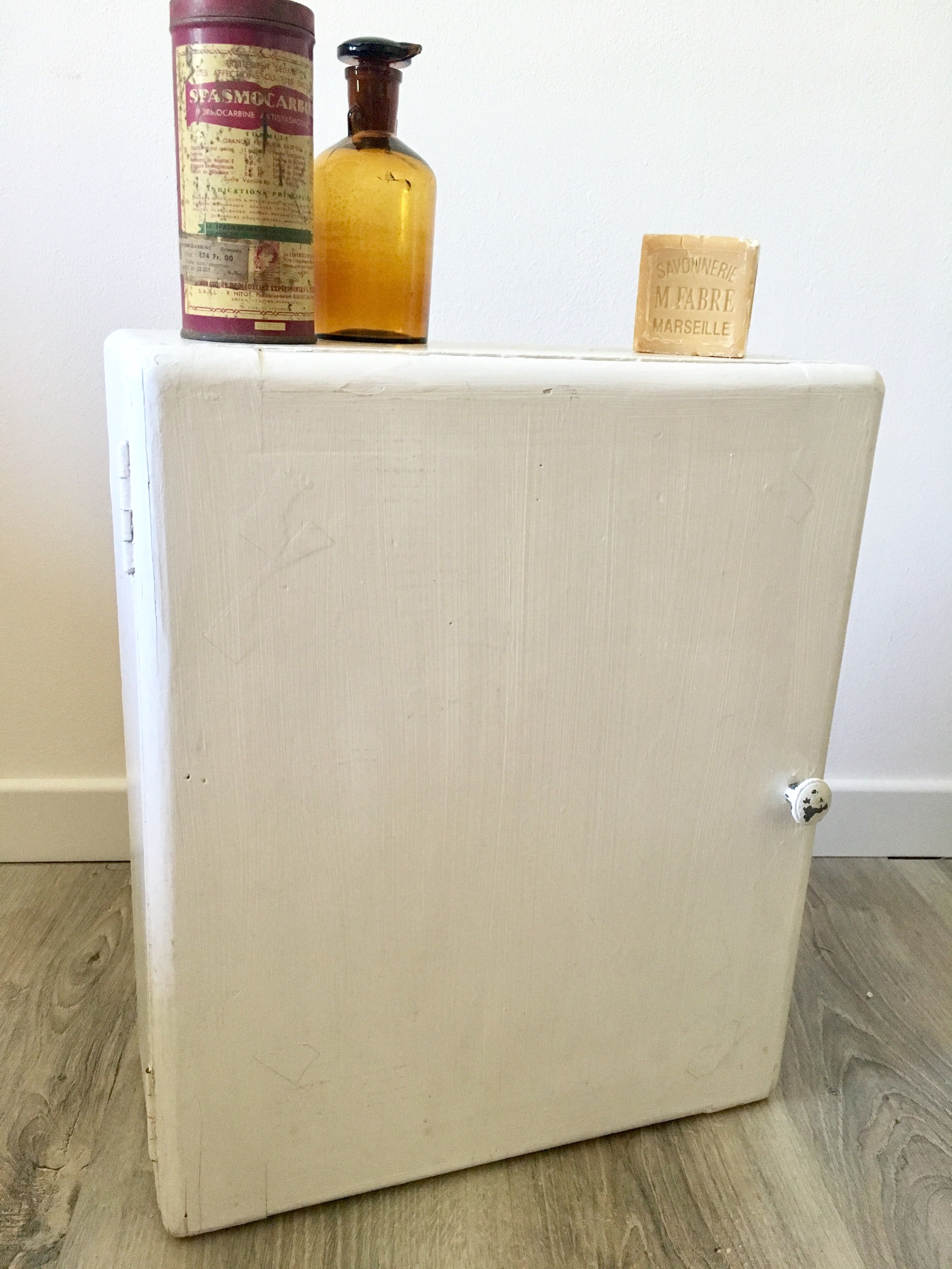 Vintage toilet cabinet