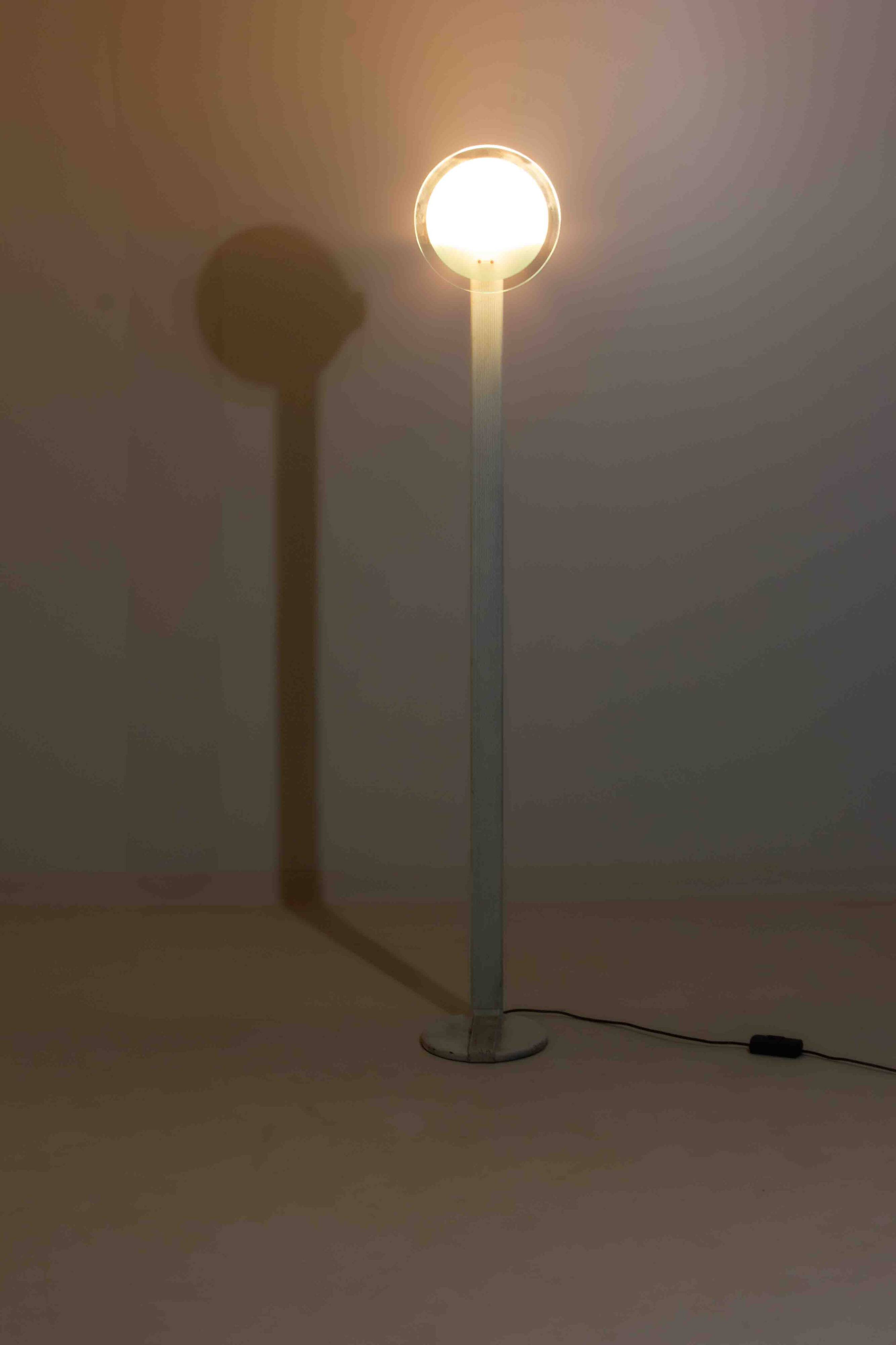 Dimmable sunset memphis syle floor lamp from 1980s Italy