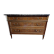 Mahogany commode with mahogany veneer from the Louis XVI period - late 18th century.