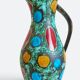 French Mid-Century Studio Pottery Pitcher/ Vase, Hand-Decorated, C. 1960