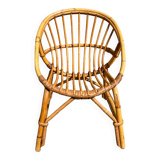 Fauteuil rotin enfant