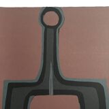 Set of 4 original lithographs by Raoul Ubac, 1978. The earth.