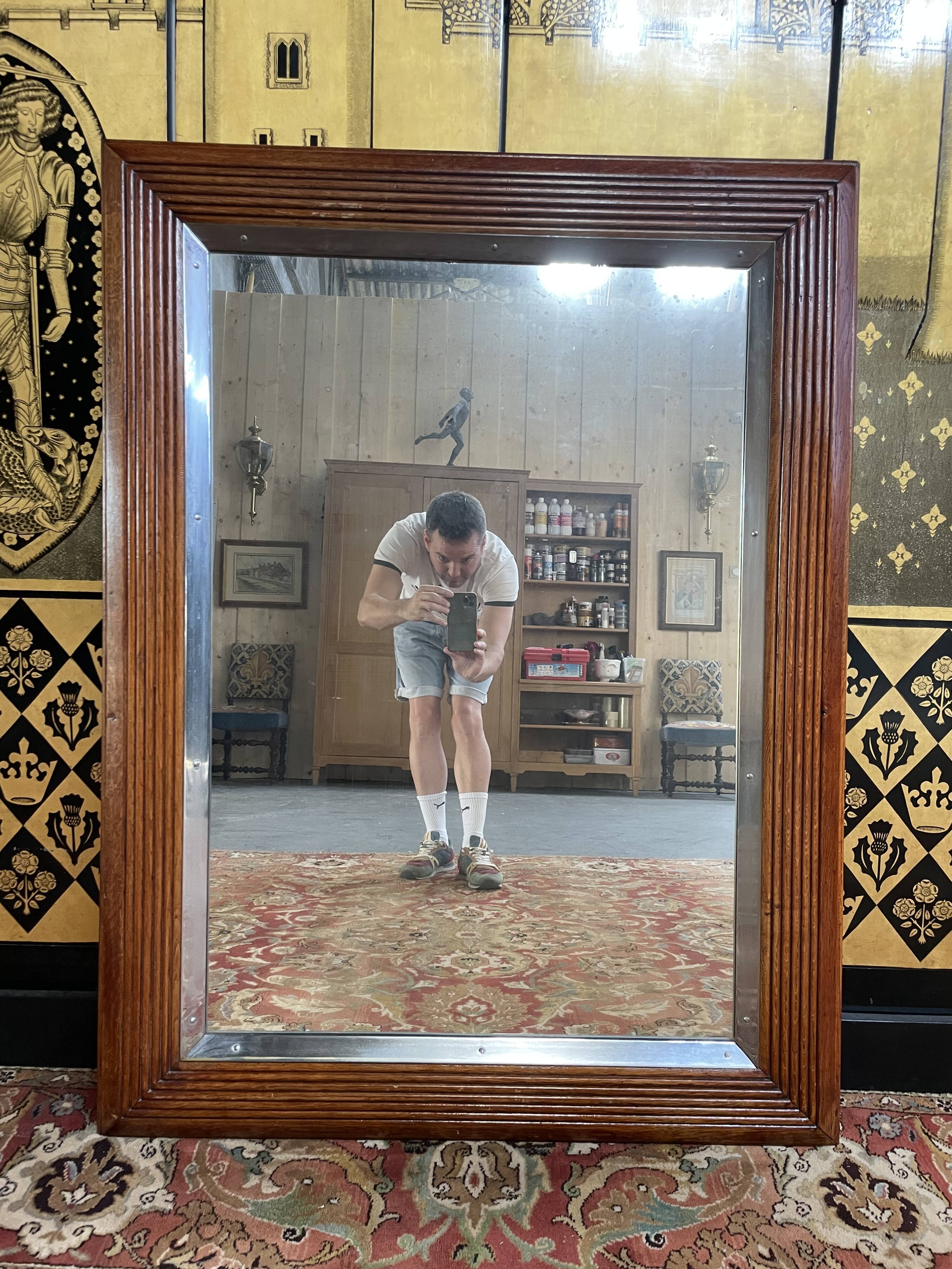 Bistro mirror - brasserie 1950