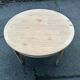 19th-century Louis XVI round extendable dining table, renovated, 215cm.
