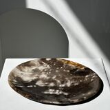 Dish in petrified wood