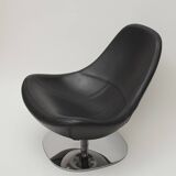Egg / Tirup leather chair by Carl Öjerstam for Ikea vintage 2007