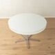 Extendable butterfly dining table, 1970s Space Age style