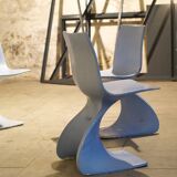 Christian Adam - Four Naila chairs publisher New Form Italy 1971