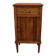 Vintage bedside table in solid oak, Art Deco and classic style.