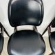 6 Pégase Baumann chairs, black, 1960s