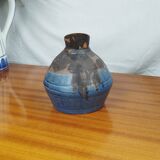 Stoneware Pitcher Joseph Talbot for La Borne, Vintage Enameled Ceramic 1950s