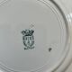 Set of 4 antique flat plates “Terre de Fer”