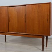 Danish high sideboard in teak, 1960s